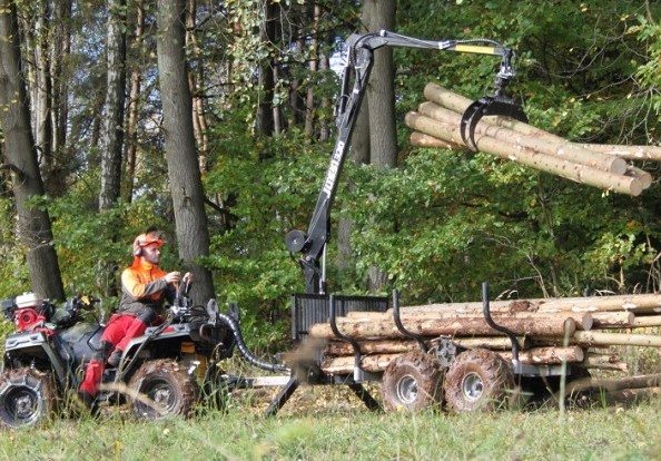 ATV Holzanhänger