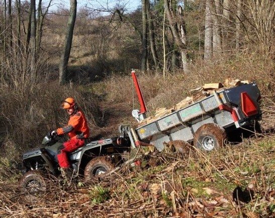 Quad Anhänger Profi Arbeiter