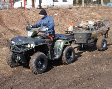Quad Kippanhänger