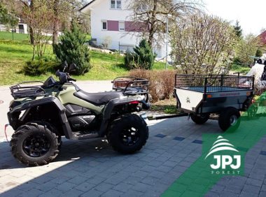 Polaris und Anhänger Gärtner