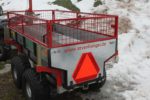 Gitteraufbau - Quad Anhänger Arbeiter