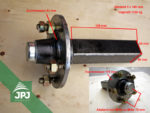 Radnabe JPJ 1350 - Abmessungen